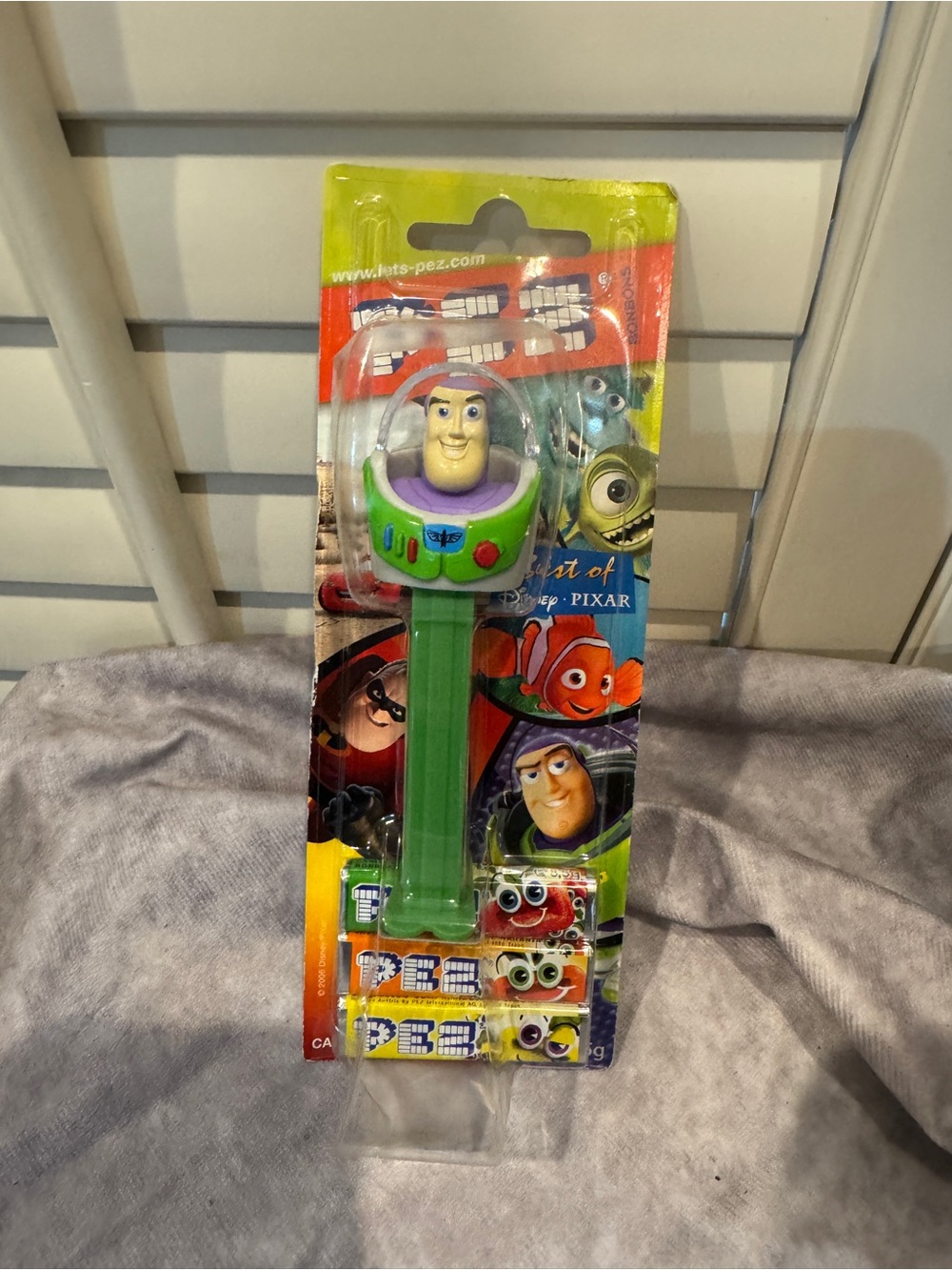 Disney Pixar Buzz Lightyear Green Candy Dispenser sealed